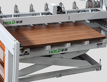Rear-loading electronic saw TATA wooden door production base