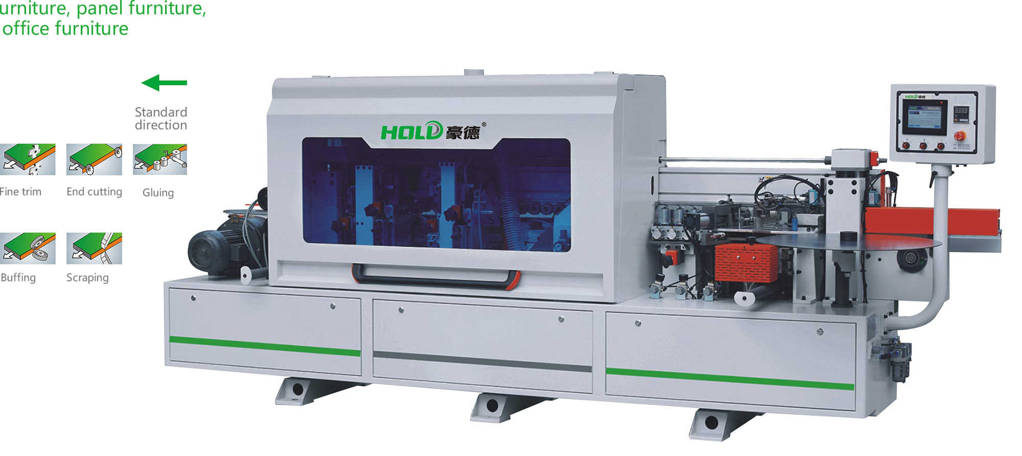 HD610 Automatic high efficiency edge bander